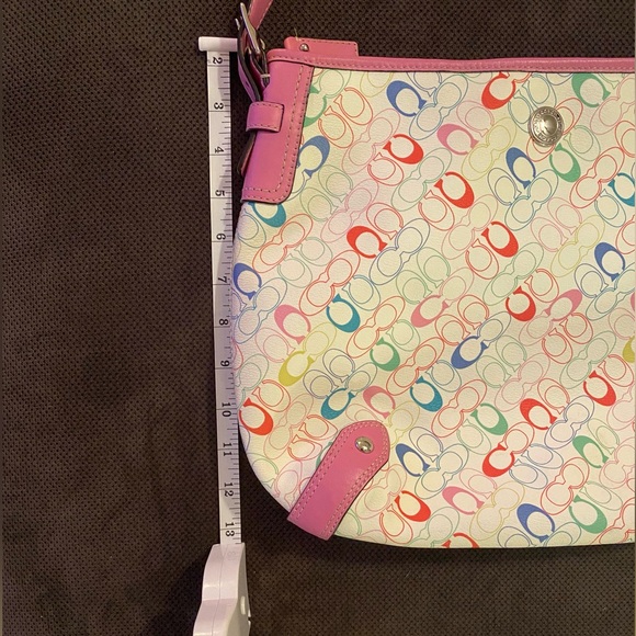 Coach Logo Over Shoulder Handbag - Picture 9 of 12